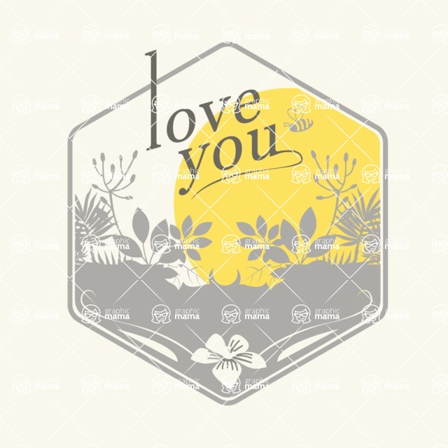Nature Backgrounds, Patterns and Frames Themed Graphic Collection - Nature Frame Design with Flowers and Plants